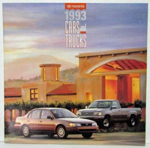 1993 Toyota Cars & Trucks Sales Brochure Corolla Camry Tercel MR2 Previa 4Runner