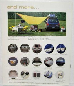 1997 Toyota Corolla Spacio Sales Brochure with Extras in Back - Japanese Text