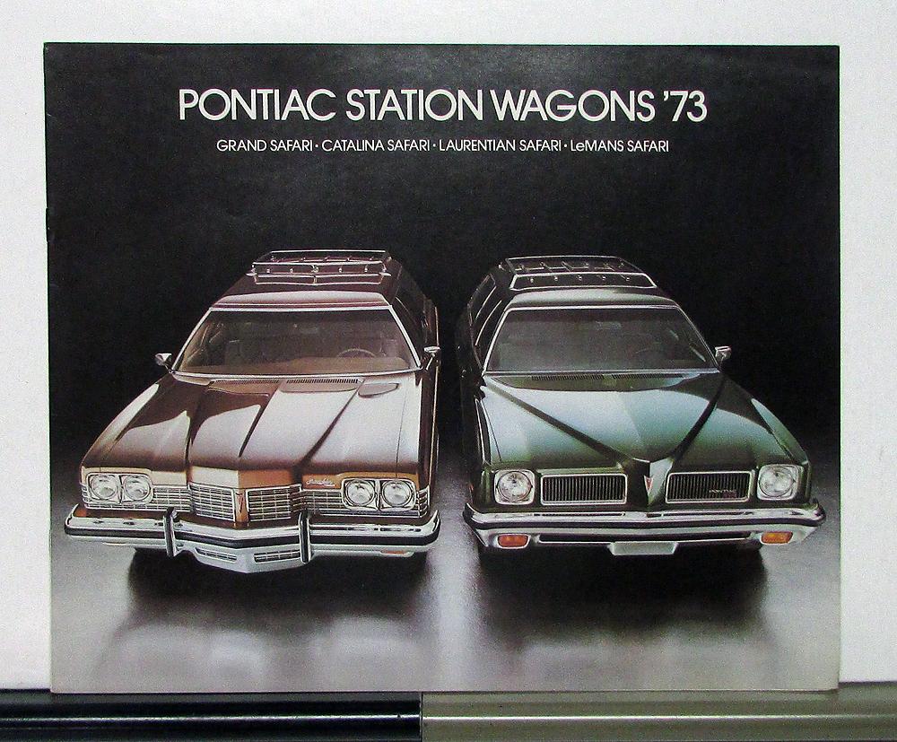 1973 Pontiac Grand Catalina Laurentian LeMans Safari Canadian Sales Brochure