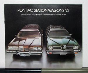 1973 Pontiac Grand Catalina Laurentian LeMans Safari Canadian Sales Brochure