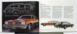 1973 Pontiac Grand Catalina Laurentian LeMans Safari Canadian Sales Brochure