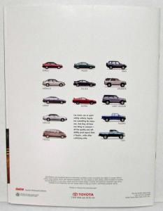 1997 Toyota Collection Sales Brochure Camry Corolla Celica RAV4 4Runner T100