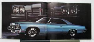 1973 Pontiac Prix Bonneville Parisienne Catalina Laurentian Canadian Brochure