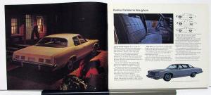 1974 Pontiac Prix Bonneville Parisienne Catalina Laurentian Canadian Brochure