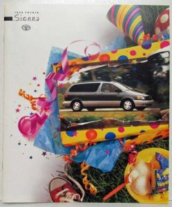 1998 Toyota Sienna Sales Brochure
