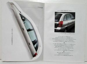 1998 Toyota Nadia Sales Brochure w Optional Parts & Green Sheet - Japanese Text