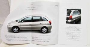 1998 Toyota Nadia Sales Brochure w Optional Parts & Green Sheet - Japanese Text