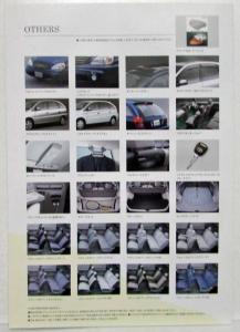 1998 Toyota Nadia Sales Brochure w Optional Parts & Green Sheet - Japanese Text