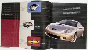 2000 Toyota Collection Flip Sales Brochure Solara Corolla RAV4 Tundra Echo MR2