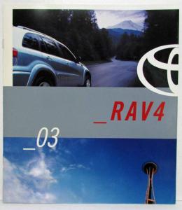 2003 Toyota RAV4 Sales Brochure
