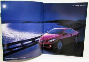 2004 Toyota SUV Truck & Car Sales Brochure Sequoia RAV4 Corolla Echo Matrix MR2