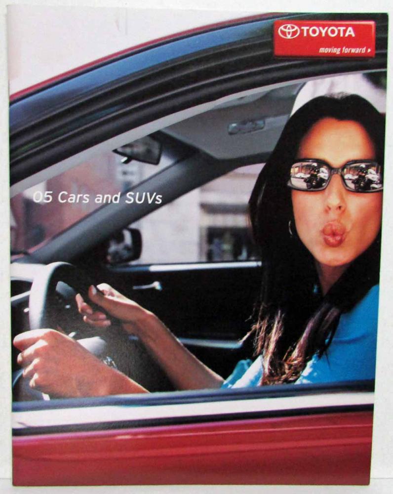2005 Toyota Cars SUVs & Trucks Flip Sales Brochure Corolla Matrix Prius 4Runner