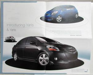 2007 Toyota Yaris Oversized Folded Sales Brochure