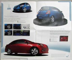 2007 Toyota Yaris Oversized Folded Sales Brochure