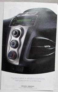 2007 Toyota Yaris Oversized Folded Sales Brochure