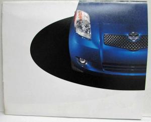 2007 Toyota Yaris Oversized Folded Sales Brochure