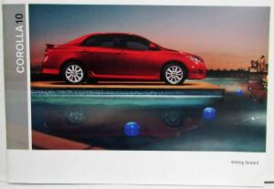 2010 Toyota Corolla Sales Brochure