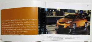 2010 Toyota Matrix Sales Brochure