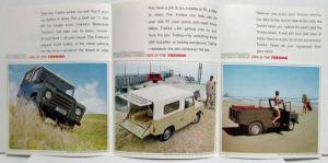 1967-1973 This is the Trekka Sales Folder Tan &  White 4-16 on Cover