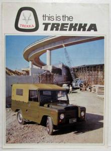 1967-1973 This is the Trekka Sales Folder Green 2-12 on Cover