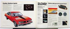 1975 Pontiac Ventura Canadian Brochure & Specifications With Catalytic Converter