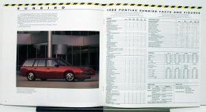 1988 Pontiac Firefly Sunbird Tempest Grand AM Canadian Sales Brochure