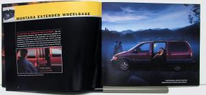 2001 Pontiac Montana Canadian Sales Brochure