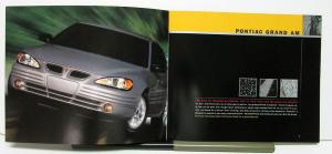 2001 Pontiac Grand Am Canadian Sales Brochure