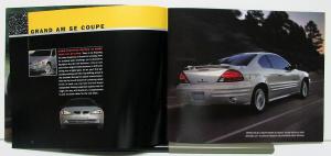 2001 Pontiac Grand Am Canadian Sales Brochure