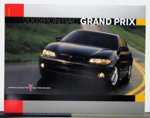 2003 Pontiac Grand Prix Canadian Sales Brochure