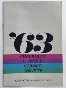 1963 Chevrolet Chevy II Corvair Corvette Canadian Sales Brochure