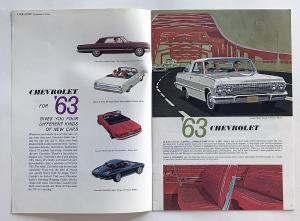 1963 Chevrolet Chevy II Corvair Corvette Canadian Sales Brochure