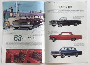 1963 Chevrolet Chevy II Corvair Corvette Canadian Sales Brochure