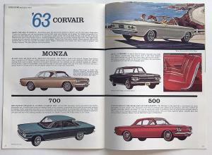 1963 Chevrolet Chevy II Corvair Corvette Canadian Sales Brochure