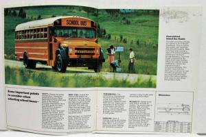 1969 Chevrolet Trucks School Bus Chassis Sales Brochure