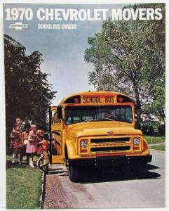 1970 Chevrolet School Bus Chassis Truck Movers Sales Brochure Original