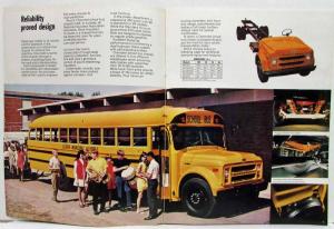 1970 Chevrolet School Bus Chassis Truck Movers Sales Brochure Original