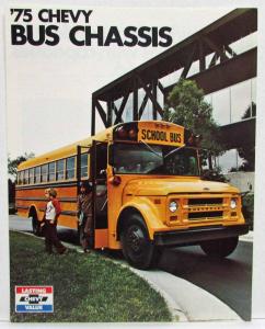 1975 Chevrolet Trucks School Bus Chassis Sales Brochure