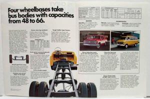 1975 Chevrolet Trucks School Bus Chassis Sales Brochure