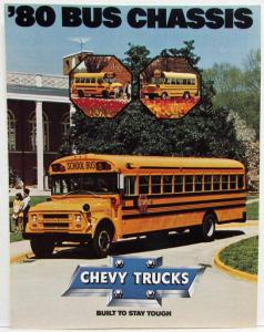 1980 Chevrolet Trucks School Bus Chassis Sales Brochure