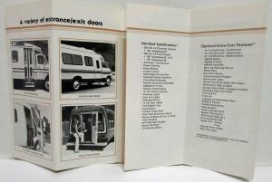 1980 Champion Classy and Dependable Medium-Duty Bus Sales Folder