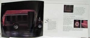 1987 Collins Buses Transporter Line Sales Brochure with Business Card