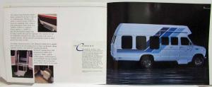 1987 Collins Buses Transporter Line Sales Brochure with Business Card