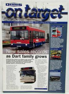 1997 Dennis On Target Customer News from Britains Leading Bus & Coach Builder