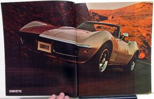 1969 Chevrolet Sports Department Brochure Corvette Camaro Nova Chevelle Corvair