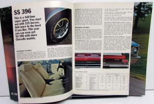 1969 Chevrolet Sports Department Brochure Corvette Camaro Nova Chevelle Corvair