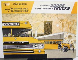 1960 Dodge Truck School Bus Chassis S400 S500 S600 Sales Folder Original