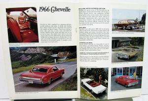 1966 Chevrolet Chevelle Chevy II Corvair Corvette Canadian Sales Brochure