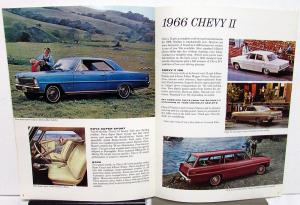 1966 Chevrolet Chevelle Chevy II Corvair Corvette Canadian Sales Brochure
