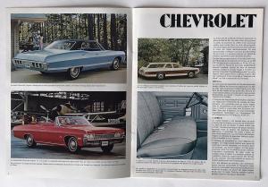 1968 Chevrolet Chevelle Camaro Corvair Corvette Canadian Brochure French Text